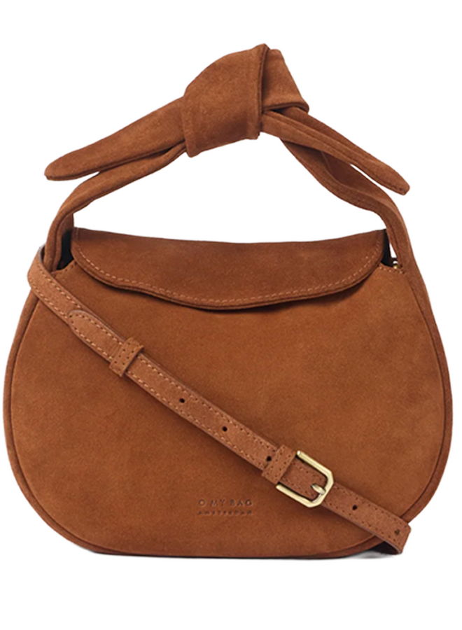 O My Bag Coco Croissant Cognac Suède