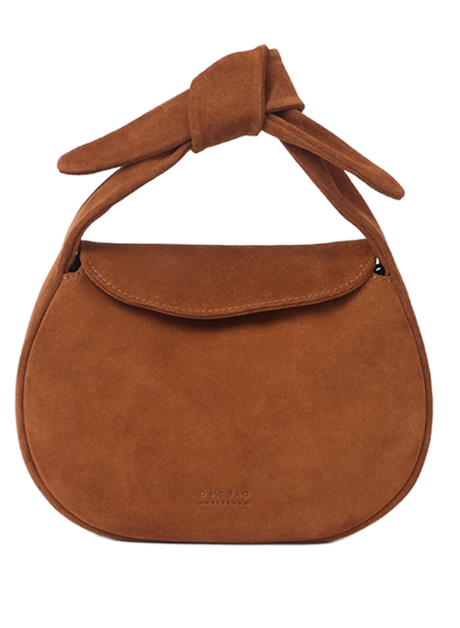 O My Bag Coco Croissant Cognac Suède