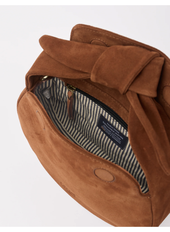 O My Bag Coco Croissant Cognac Suède