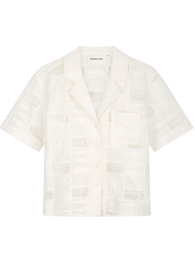 Farida Blouse Cosy White Fabienne Chapot