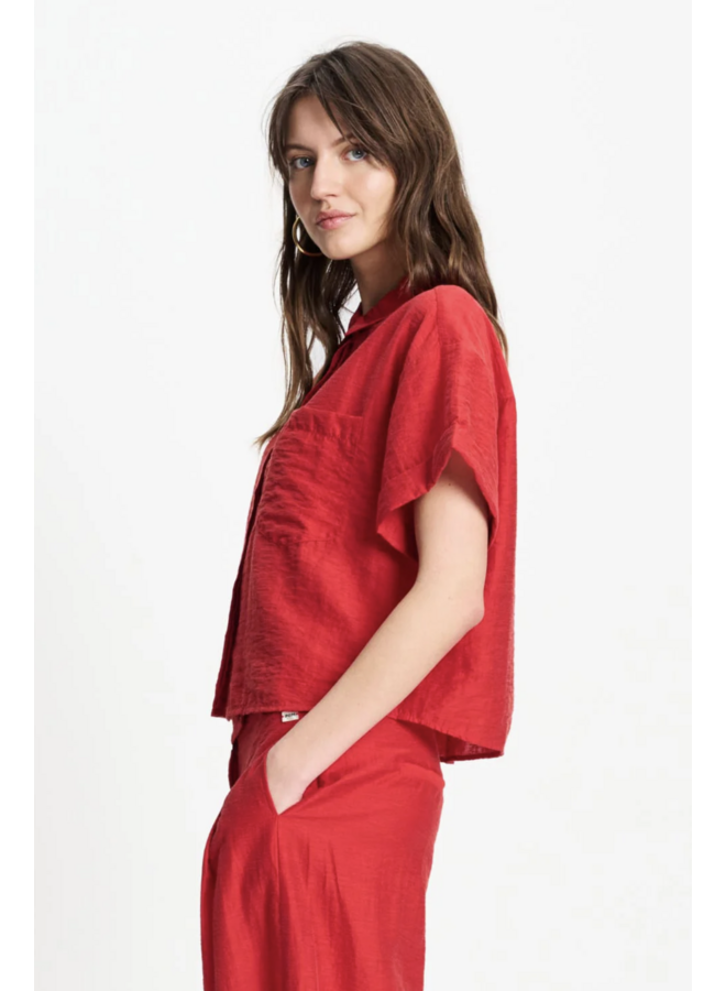 BLOUSE  Bloom Red Pom Amsterdam