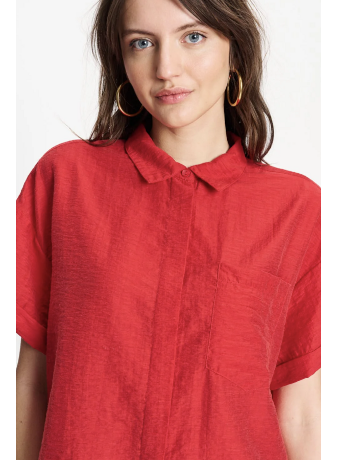BLOUSE  Bloom Red Pom Amsterdam