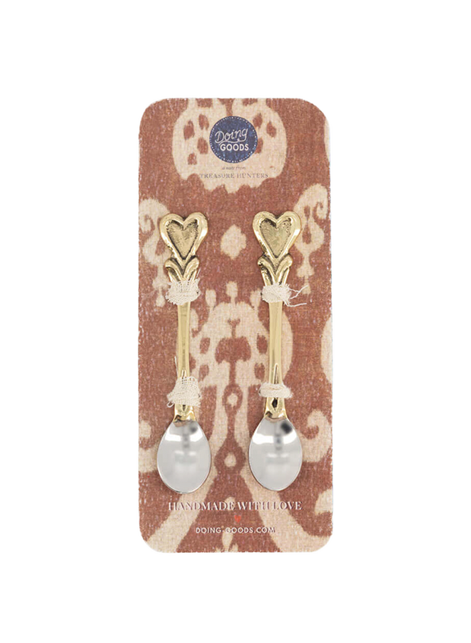 Hana Heart Spoon Set Doing Goods