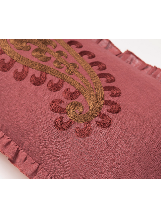 Cushion Siena Pink & Rust (inclusief vulling) Palais