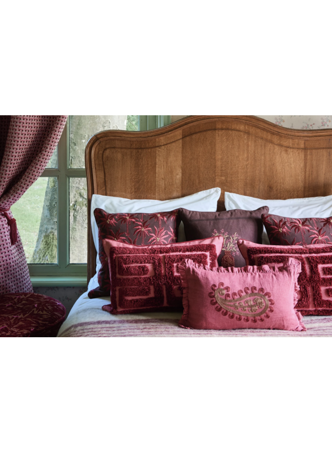 Cushion Siena Pink & Rust (inclusief vulling) Palais