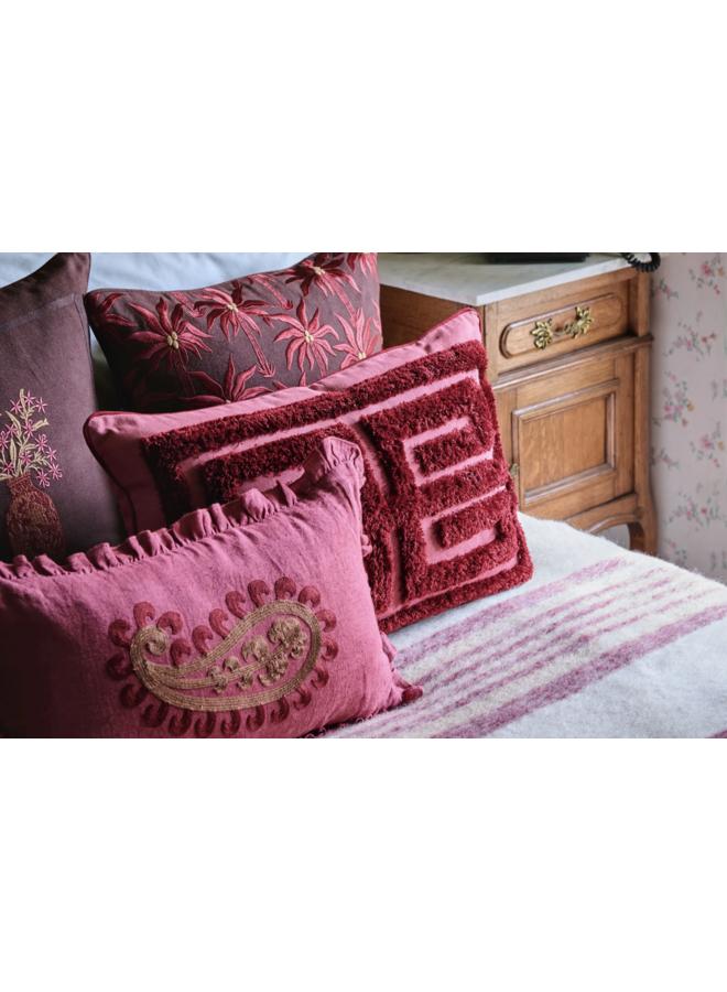 Cushion Siena Pink & Rust (inclusief vulling) Palais