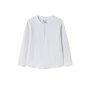 Witte blouse katoen lange mouw