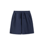 Badstof korte broek navy