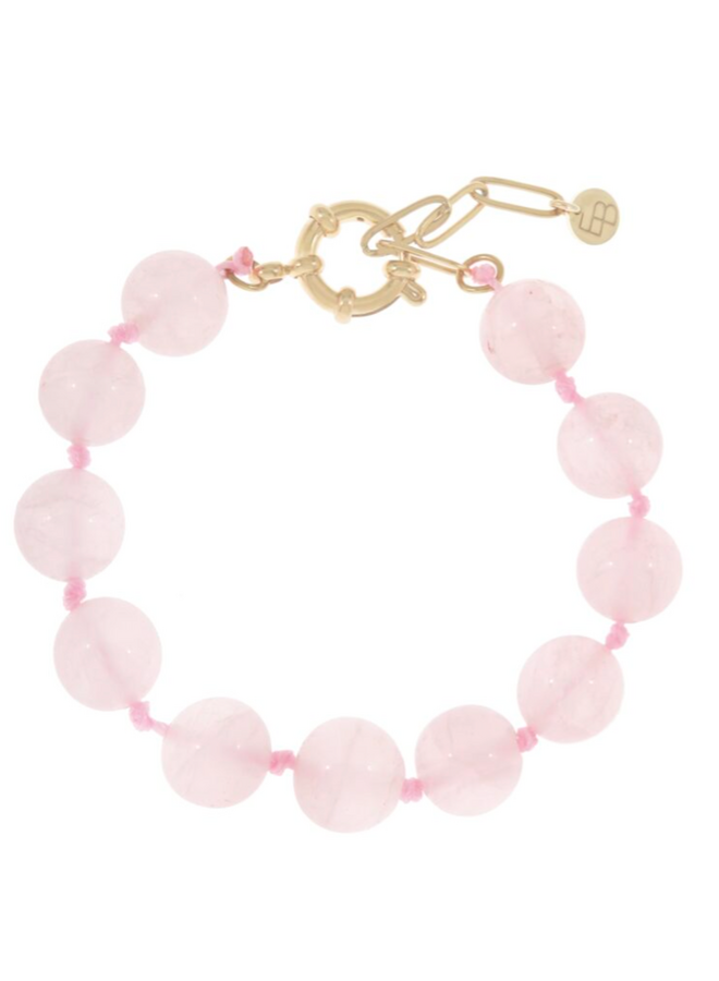 Ellen Beekmans Gemstone armband / licht roze