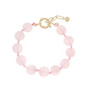 Ellen Beekmans Gemstone armband / licht roze
