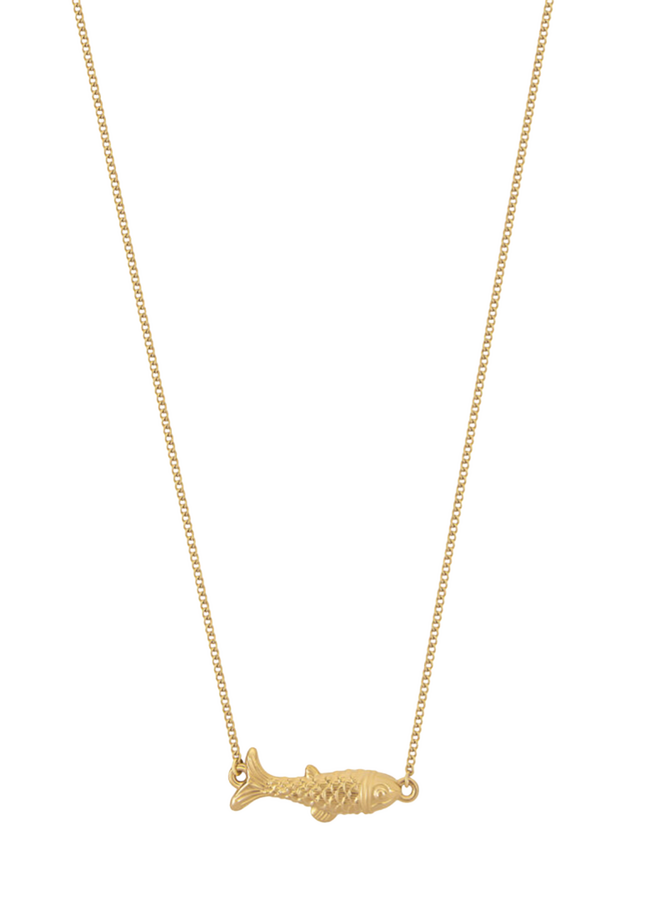 Ellen Beekmans Gouden vis ketting
