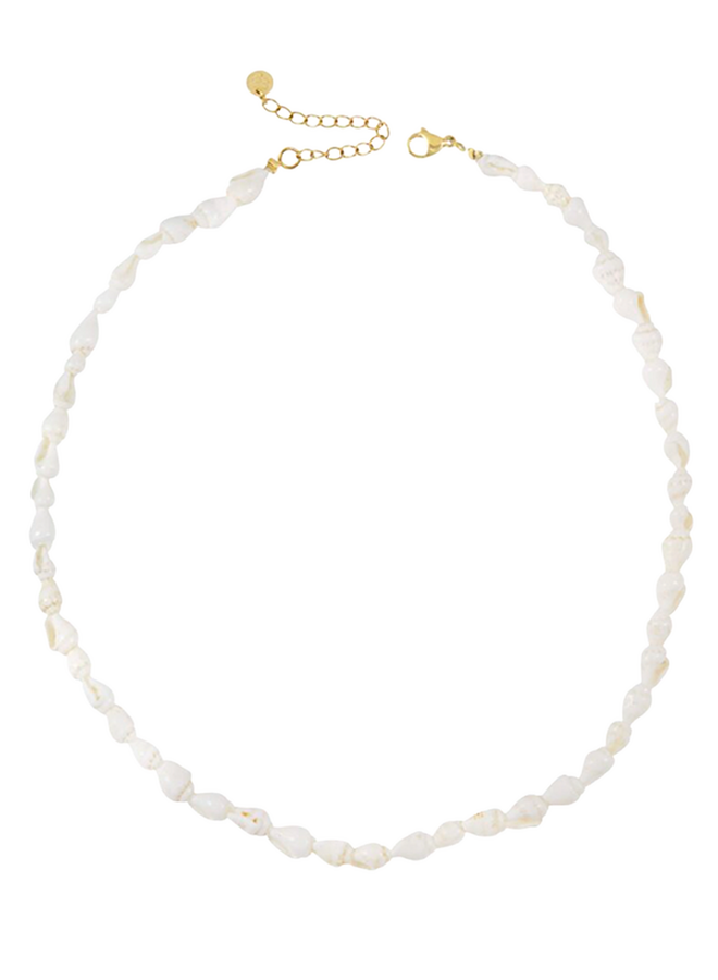 Ellen Beekmans Korte ketting met schelpjes