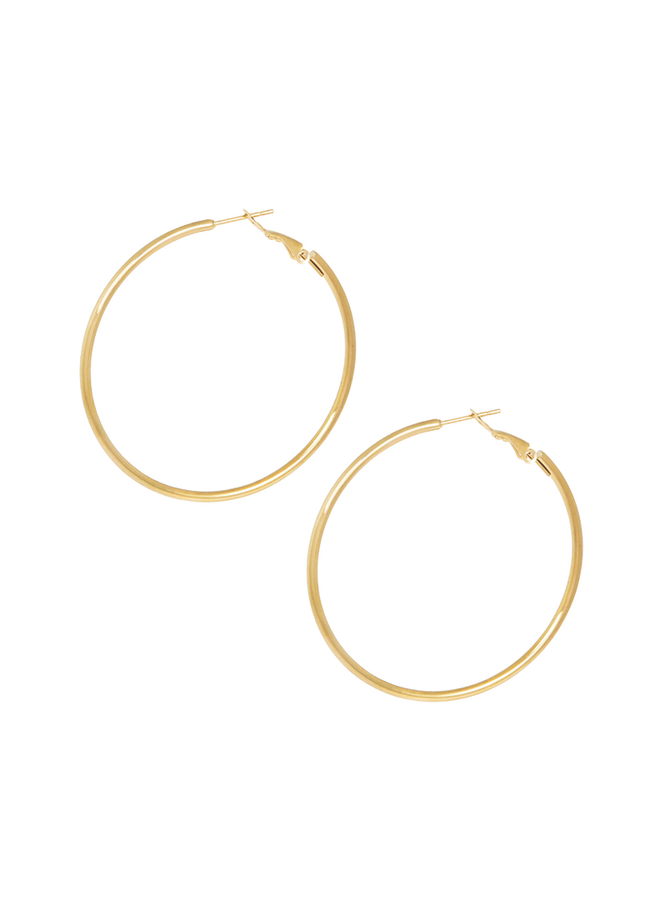 Ellen Beekmans Golden hoops L