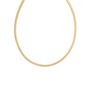 Ellen Beekmans Platte snake ketting XL