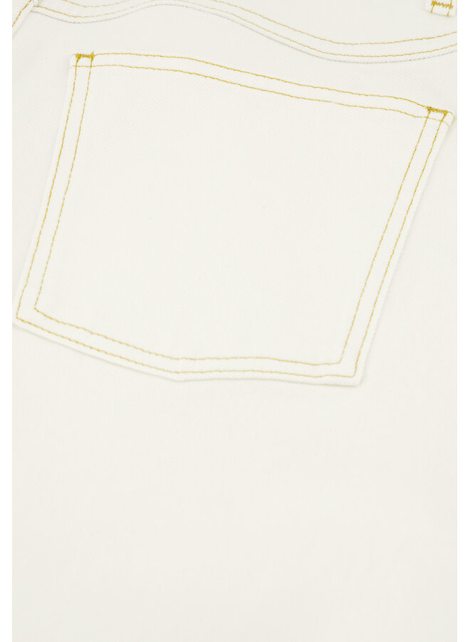 Betty Barrel Jeans Cream White UNI Fabienne Chapot