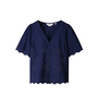 BLOUSE  Broderie Anglaise Night Blue  Pom Amsterdam