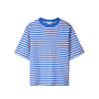 TSHIRT Stripe Blue Pink  Pom Amsterdam