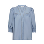 CallumCC Lace Puff V-Shirt Pale Blue Co'Couture