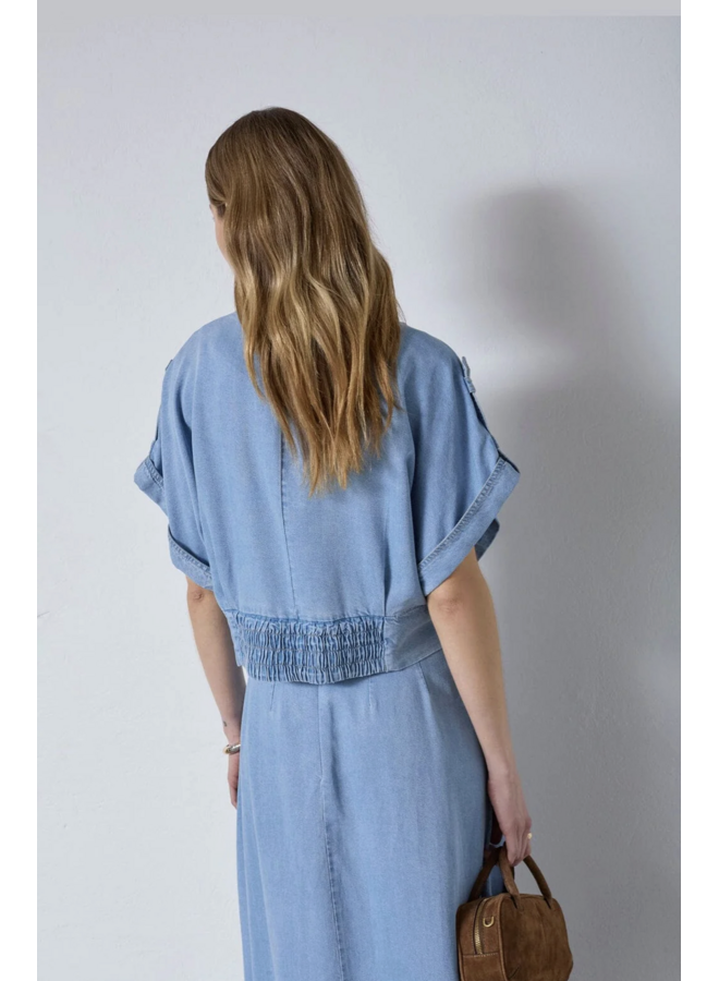 TillyCC Vest Fade Denim Co'Couture