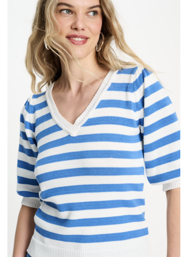 PULLOVER Striped Smashing Blue Pom Amsterdam