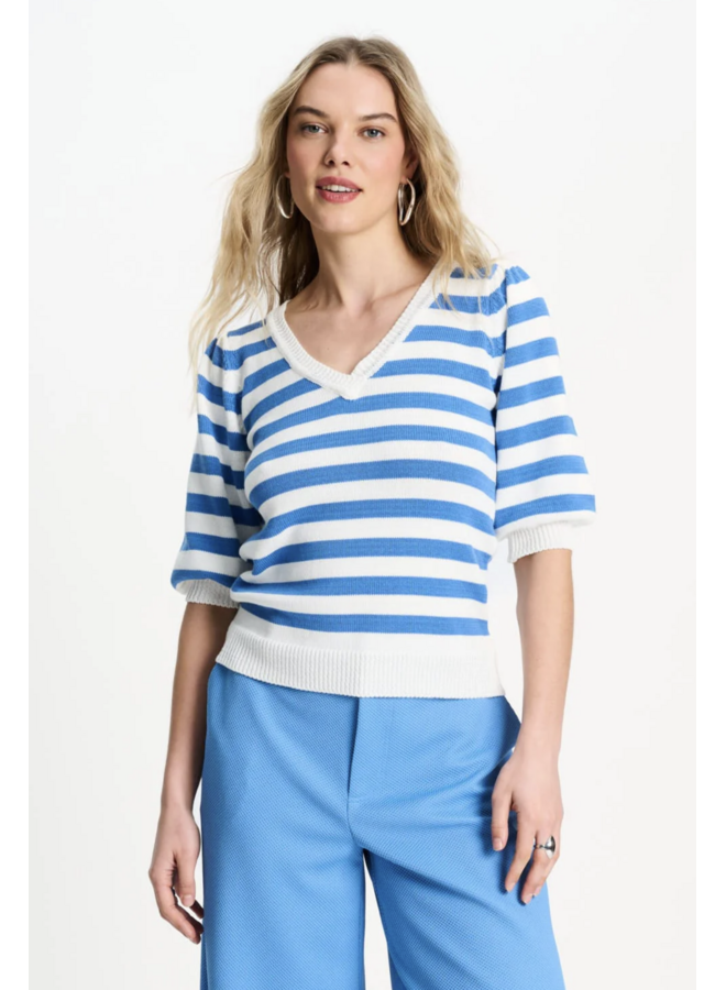 PULLOVER Striped Smashing Blue Pom Amsterdam