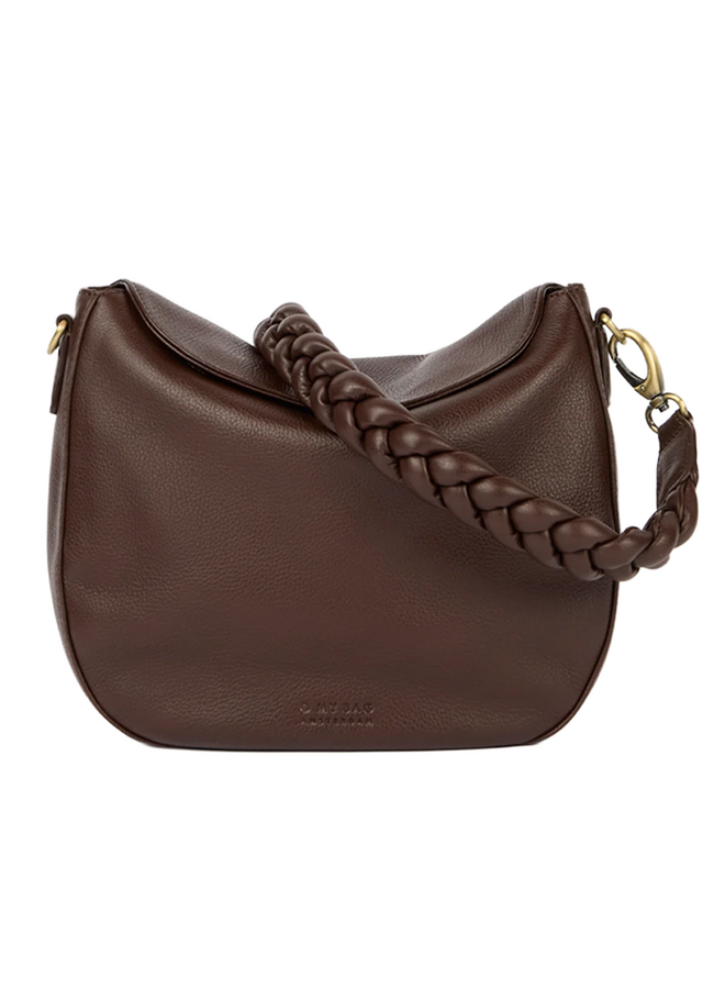 O My Bag Lana Chocolat Soft Grain Leather