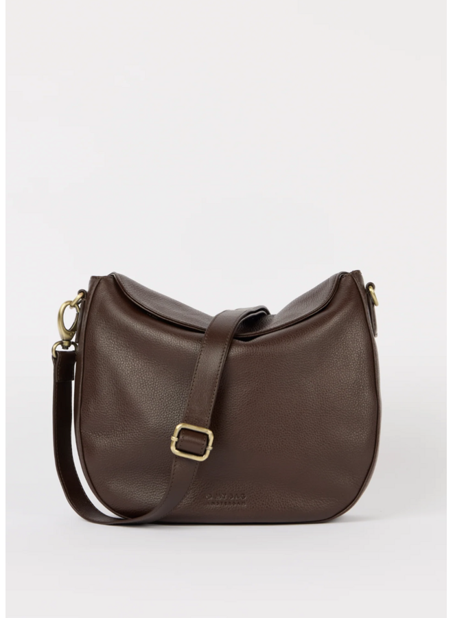 O My Bag Lana Chocolat Soft Grain Leather