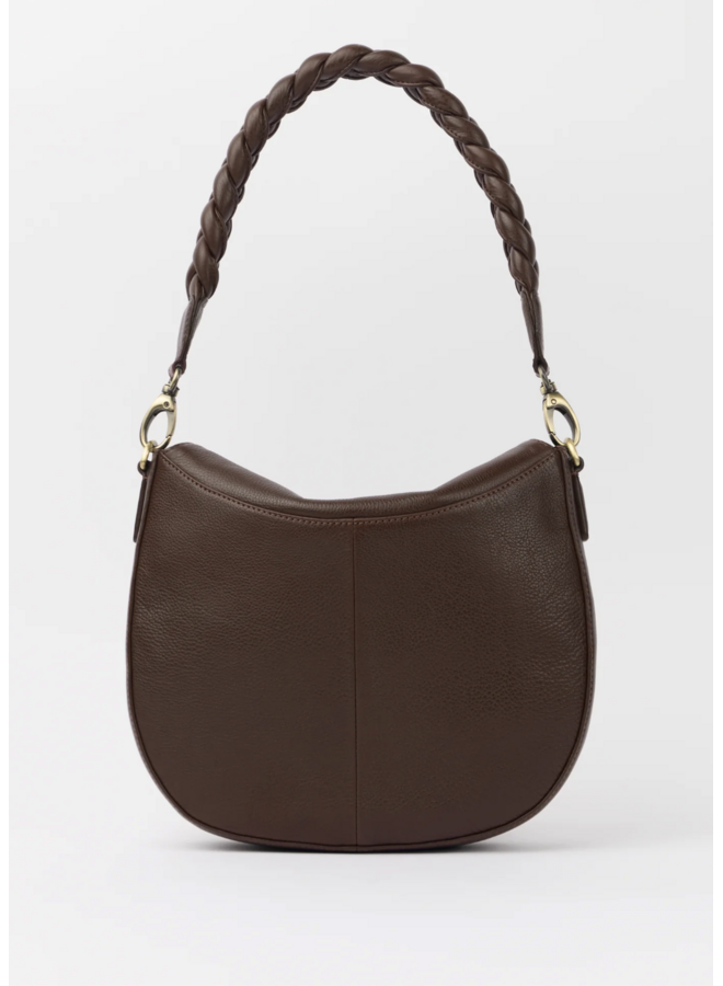 O My Bag Lana Chocolat Soft Grain Leather
