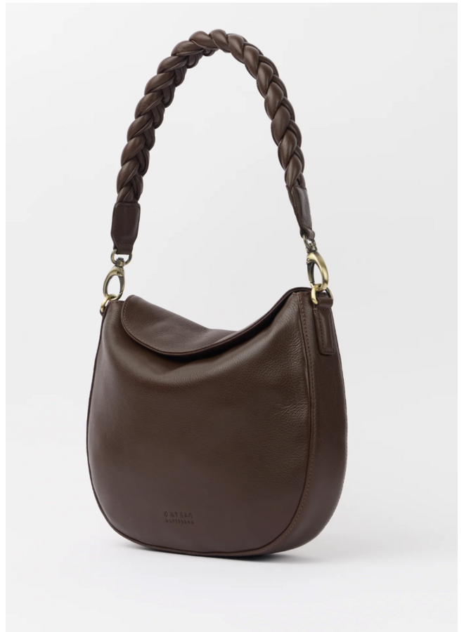 O My Bag Lana Chocolat Soft Grain Leather