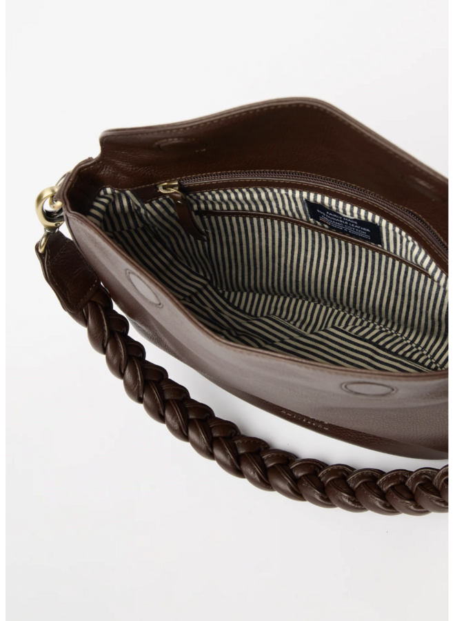 O My Bag Lana Chocolat Soft Grain Leather