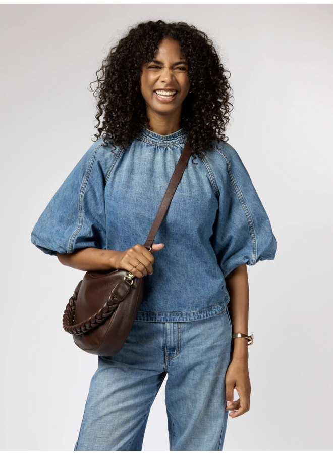 O My Bag Lana Chocolat Soft Grain Leather