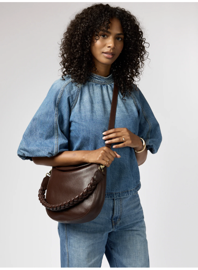 O My Bag Lana Chocolat Soft Grain Leather