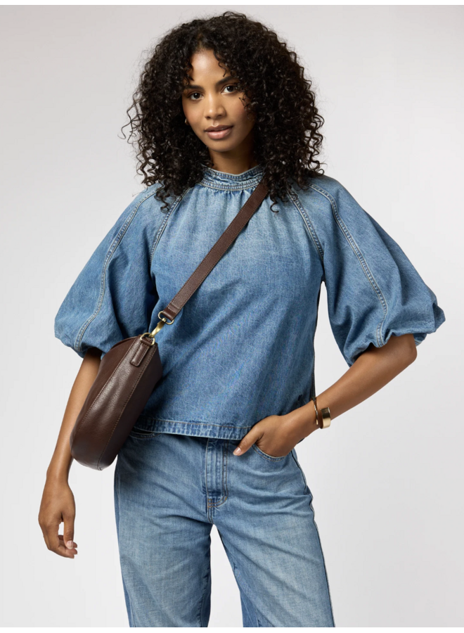 O My Bag Lana Chocolat Soft Grain Leather