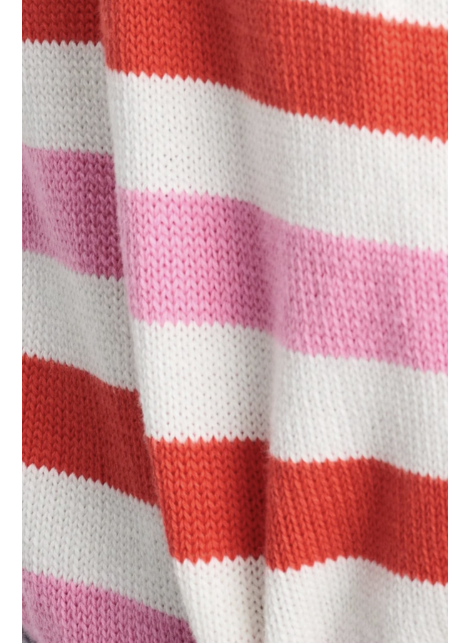 PULLOVER Striped Pink Orange  Pom Amsterdam