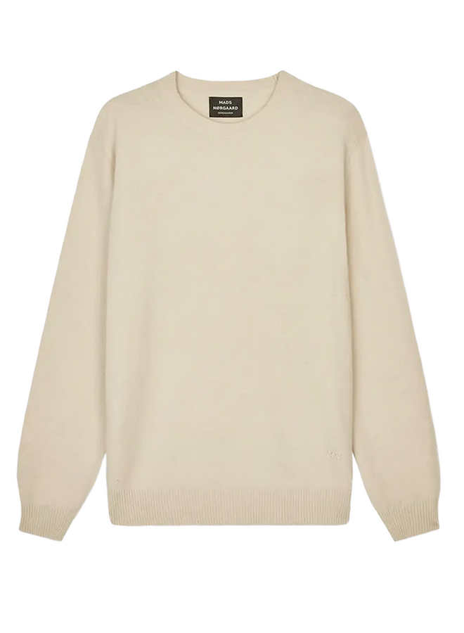 Mads Norgaard Men Super Wool Karsten Knit Rainy Day