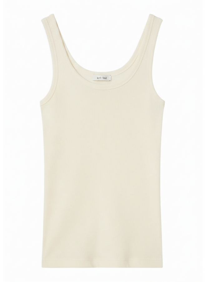 Evi Top Off White Knit-Ted