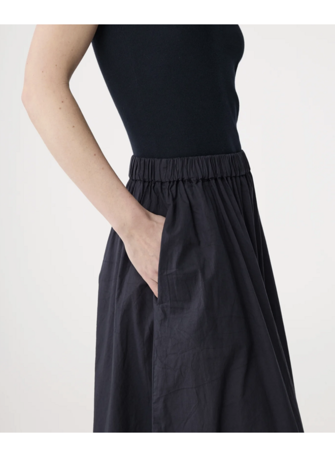 Cato Skirt Night Blue Knit-Ted
