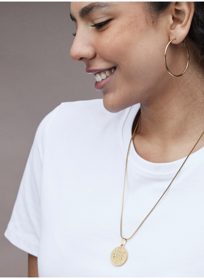 Ellen Beekmans Golden hoops L
