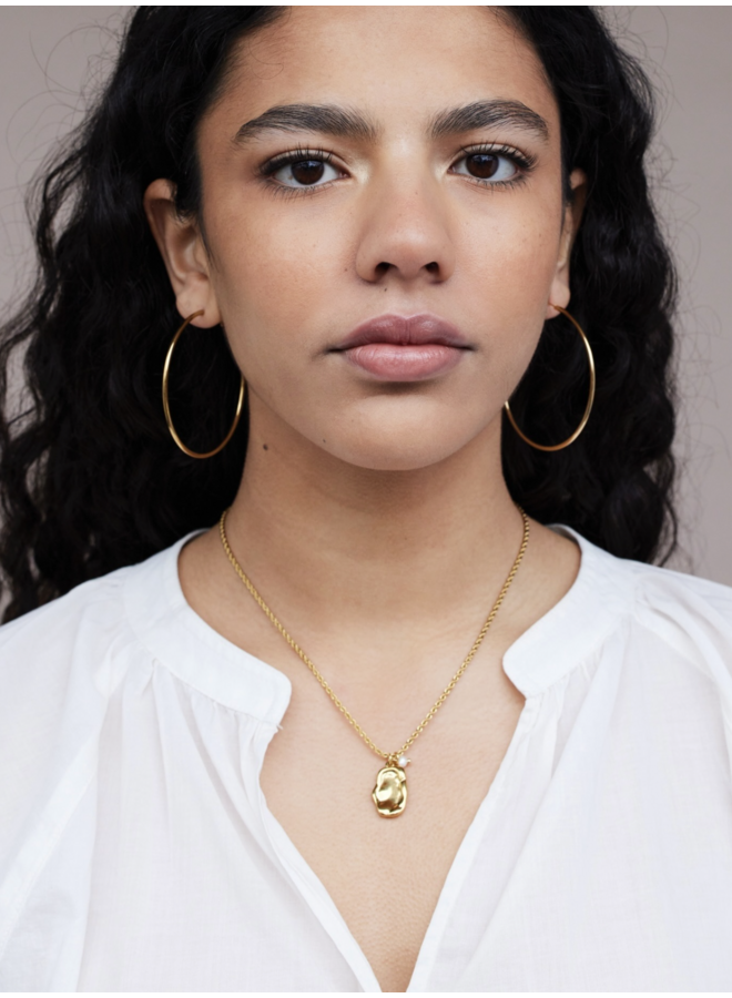 Ellen Beekmans Golden hoops XL