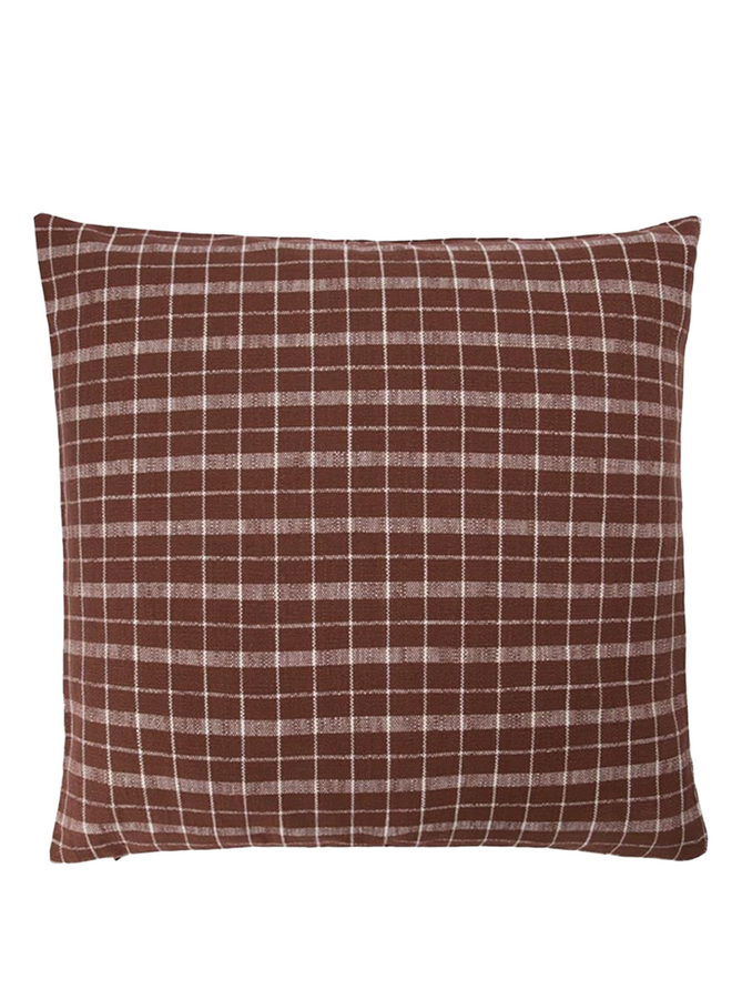 Cushion Thame, Brown House Doctor 50 x 50 cm. inclusief binnenkussen