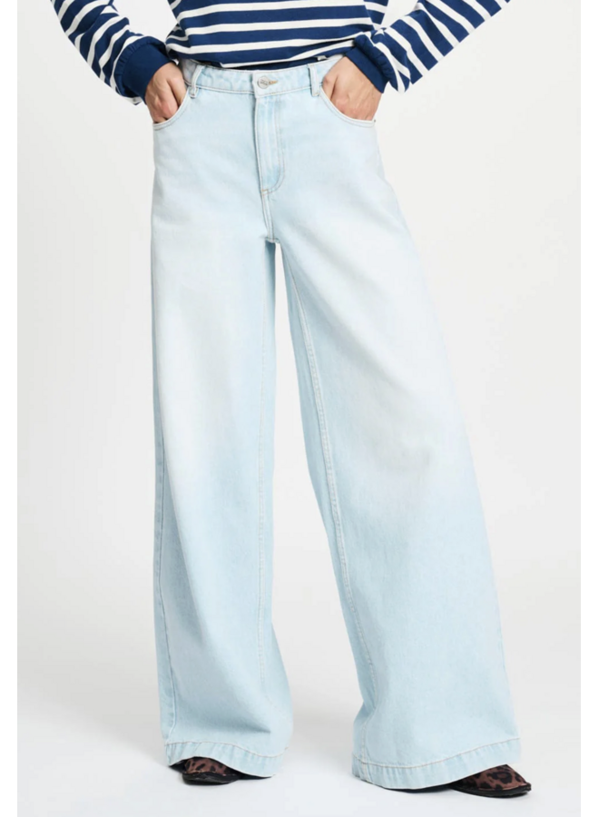 Pom Amsterdam JEANS Baggy Wide Leg LIGHT BLUE