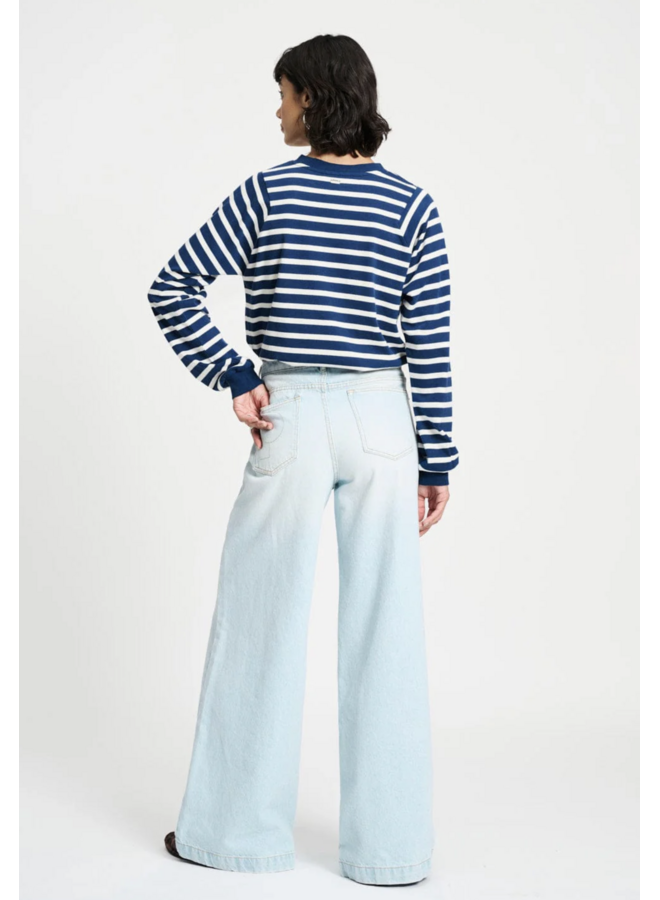 Pom Amsterdam JEANS Baggy Wide Leg LIGHT BLUE