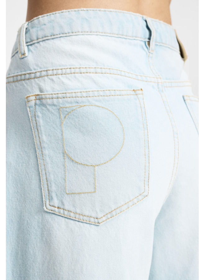 Pom Amsterdam JEANS Baggy Wide Leg LIGHT BLUE