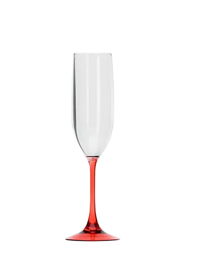 Party Prosecco Flute - rood