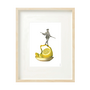 Art Print A4 collage Museum collectie citroen koorddansen