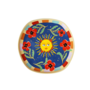 ATLITW Bord Donkerblauw met Zon en Bloemen
