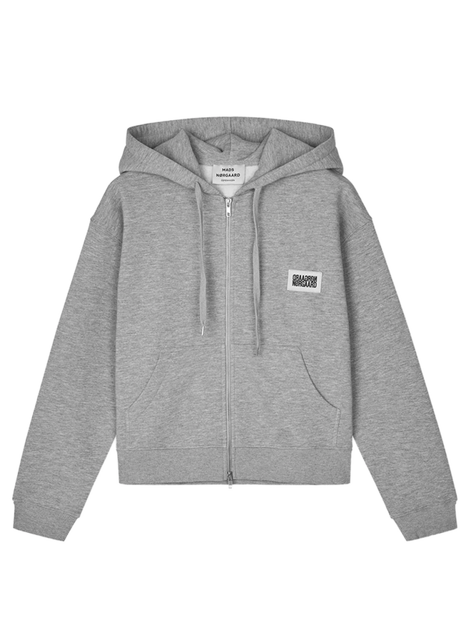 Standard Bobo Hood Sweatshirt Light Grey Melange Norgaard