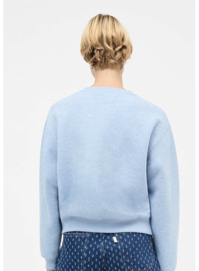 Standard Taylor Sweatshirt Light Blue Melange Mads Norgaard