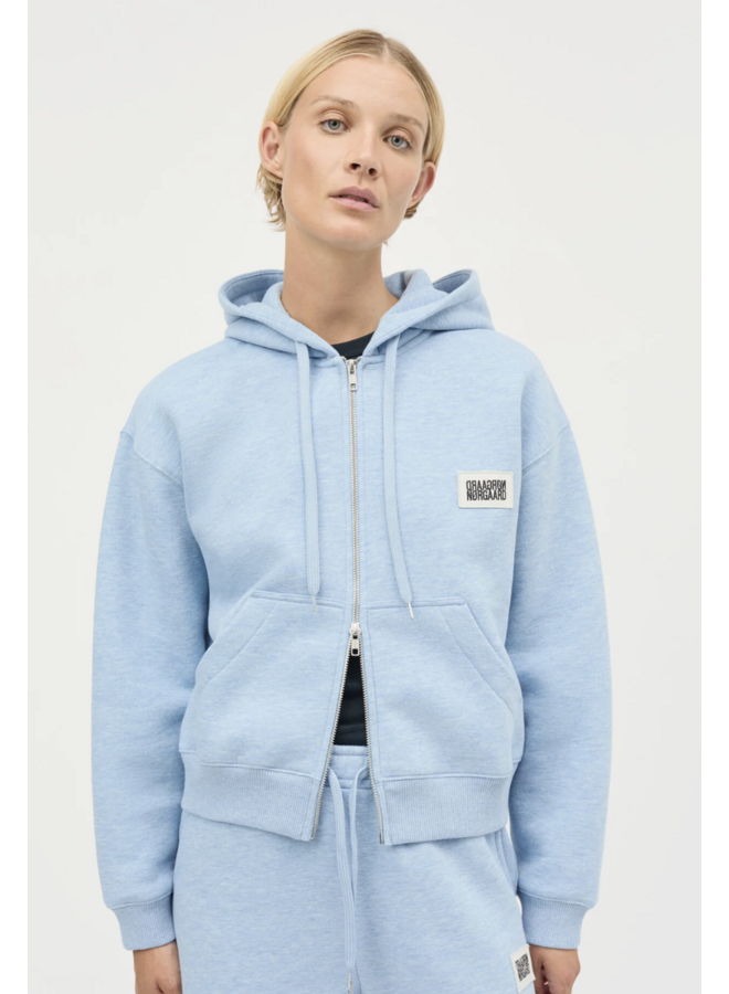 Standard Bobo Hood Sweatshirt Light Grey Melange Norgaard