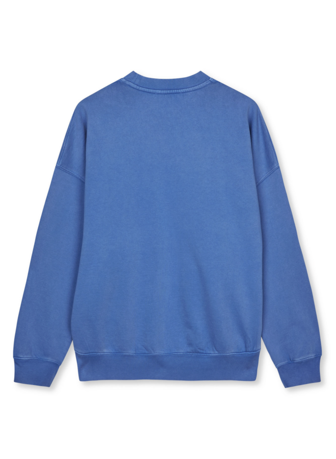 Compact Cotton Atli Sweatshirt Bright Cobalt WOMEN Mads Norgaard